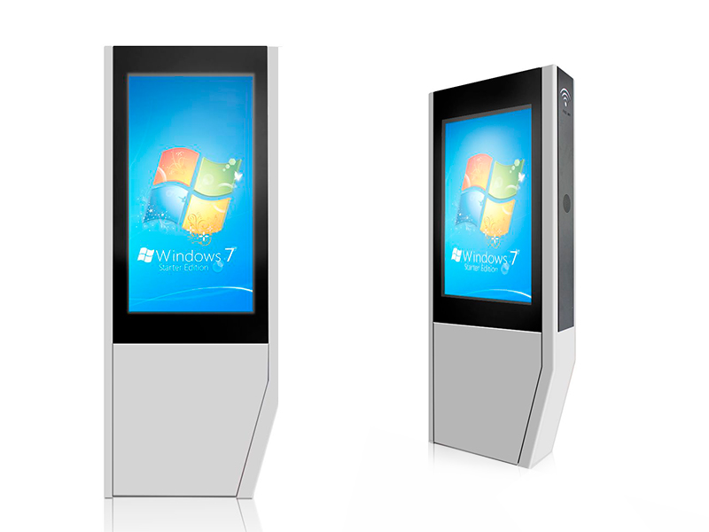 Display digital outdoor MT957 com colunas embutidas e painel Samsung.